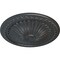 Ekena Millwork Alexa Ceiling Medallion (Fits Canopies up to 3"), Hand-Painted Pewter, 15"OD x 1 3/4"P CM14AXPES - alternate 5